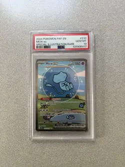 Pokemon Bubble Mew ex 232/091 Sv: Paldean Fates Holo PSA 10 - Image 1