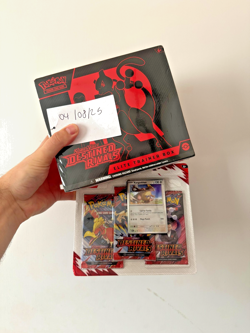 Pokemon - TCG Destined Rivals ETB Elite Trainer Box & 3 Pack Blister SEALED - Image 1