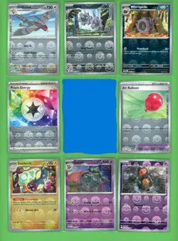 Pokemon - SV: Black bolt And White Flare Poke Ball Lot - 28 Cards - NO DUPES - Image 1