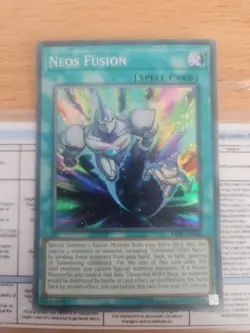 Neos Fusion SAST-EN060 Super Rare LP Yugioh Cards - Image 1
