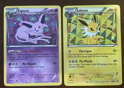 Espeon Holo Promo BW92 + Jolteon Promo BW91 Pokemon TCG Card Lot - Image 1