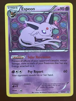 Espeon Holo Promo BW92 + Jolteon Promo BW91 Pokemon TCG Card Lot - Image 2