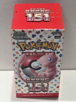 Pokemon Card Scarlet & Violet 151 booster sealed box korean ver - Image 1