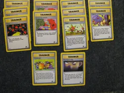 (12) Team Rocket Unlimited Trainer Cards Common Sleep Digger Goop Gas Attack - Image 1