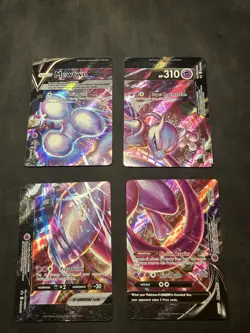 Mewtwo V-UNION [Set of 4] SWSH: Sword & Shield Promo Cards Holo - Image 1