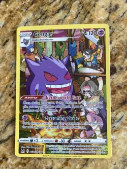 Gengar Full Art Trainer Gallery Lost Origin TG06/TG30 Pokemon TCG Card - Image 1