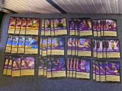 Lorcana Reign Of Jafar Complete Common & Uncommon Play Set of 4 Each Card - Image 3