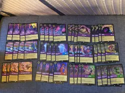 Lorcana Reign Of Jafar Complete Common & Uncommon Play Set of 4 Each Card - Image 4