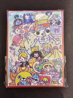 One Piece Card Game TCG Custom Art Holo Deck Sleeves (60pc) - Chibi Strawhats - Image 2
