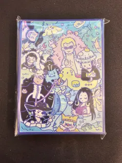 One Piece Card Game TCG Custom Art Holo Deck Sleeves (60pc) - Chibi 7 Warlords - Image 2