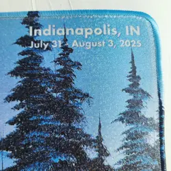 Ultra Pro MTG Playmat Gen Con 2025 Bob Ross Ltd Edition Glitter Foil Snow - Image 2