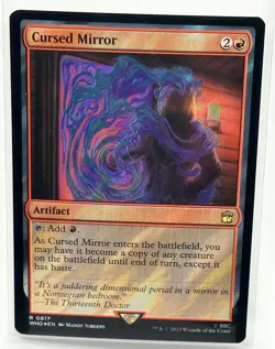 Cursed Mirror (Surge Foil) Magic the Gathering MTG Doctor Who (0817) - Image 1