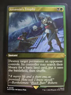 Assassin's Trophy NM ETCHED FOIL Universes Beyond: Assassin's Creed MTG - Image 1
