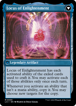 The Enigma Jewel // Locus of Enlightenment - LCI #55 | NORMAL | NM | MTG - Image 2