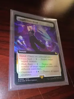 FOIL Cloud's Limit Break (Extended Art Foil ) Commander Final Fantasy 103 MTG - Image 2