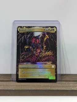 Sliver Queen Foil Custom sticker on bulk MTG Commander Slivers - Image 1