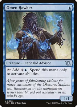 MTG UC REGULAR - MOM: NM - OMEN HAWKER 0070 - Image 1