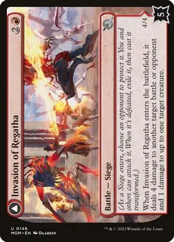 MTG UC REGULAR - MOM: NM - INVASION OF REGATHA/ DISCIPLES OF THE INFERNO 0148 - Image 1