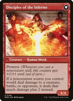 MTG UC REGULAR - MOM: NM - INVASION OF REGATHA/ DISCIPLES OF THE INFERNO 0148 - Image 2