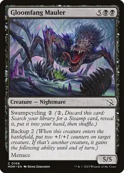 MTG COMMON REGULAR - MOM: NM - GLOOMFANG MAULER 0108 - Image 1