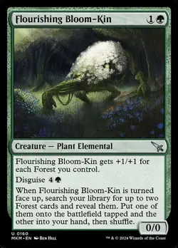 MTG UC FOIL - (MKM) NM - FLOURISHING BLOOM-KIN 0160 - Image 1
