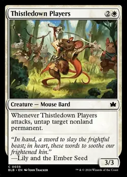 MTG C FOIL BLOOMBURROW (BLB) - THISTLEDOWN PLAYERS 0035 - Image 1