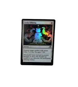 MTG Lucky Offering Common FOIL 027/302 (NEO) Kamigawa: Neon Dynasty - Near Mint - Image 2