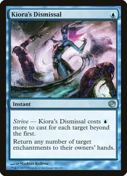 MTG UC REGULAR JOU: JOURNEY INTO NYX -NM- KIORA'S DISMISSAL 44/165 - Image 1