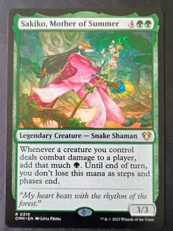 MTG Commander Masters - Sakiko, Mother Of Summer - Rare - Image 1