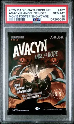 2025 MTG AVACYN, Angel of Hope Movie Poster Showcase #462 PSA 10 Gem - Image 1
