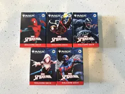 MTG Spiderman Welcome Deck - Set Of 5 Decks - SDCC 2025 Magic The Gathering - Image 1