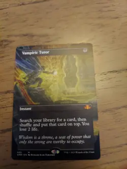 Vampiric Tutor (Borderless) Dominaria Remastered Regular - Image 1
