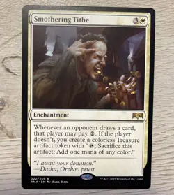Smothering Tithe Ravnica Allegiance Near Mint - MTG - Image 1