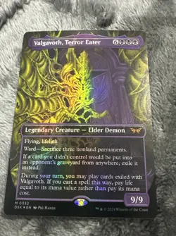 Valgavoth, Terror Eater - Foil - Showcase Near Mint, English Duskmourn: - Image 1