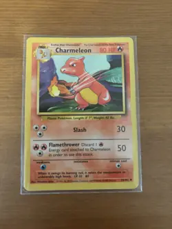 Pokemon TCG Charmeleon Base Set 24/102 Regular 1999-2000 - Image 2