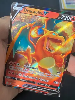 CARTE POKEMON DRACAUFEU V 018/159 FR ULTRA RARE EB ZENITH SUPREME - NM/M - Image 2