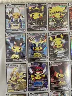 Vcos Pikachu Cosplay Set Custom Fan Art Lot 50 Holo Cards Pokemon Rares NM - Image 2