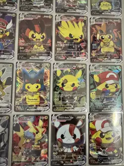 Vcos Pikachu Cosplay Set Custom Fan Art Lot 50 Holo Cards Pokemon Rares NM - Image 4