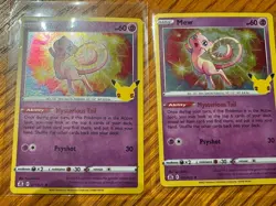 Pokemon Celebrations Mew 11/25 Holo LOT OF 5 - Image 4