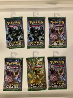 Pokemon TCG Fates Collide Booster pack lot of 6 - Image 1