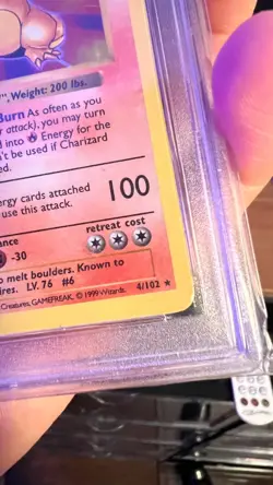1st Edition PSA 3 Shadowless Charizard Base Set VG 4/102 Holo 1999 Pokemon - Image 4