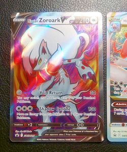 Pokemon TCG, Hisuian Zoroark V SWSH297 & VSTAR SWSH298 Lost Origin Promo NM/M - Image 2