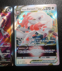 Pokemon TCG, Hisuian Zoroark V SWSH297 & VSTAR SWSH298 Lost Origin Promo NM/M - Image 3