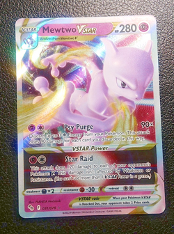 Pokemon TCG, Mewtwo VSTAR Holo Ultra Rare Card Japanese Go 031/078 - Image 2