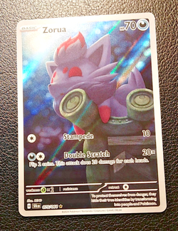 Pokemon TCG, Shrouded Fable, Zorua 075/064 2024 IR Holo Rare, Mint Fresh Pull - Image 2