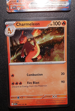 Pokemon TCG, Charizard ex SVP 161 Promo, Charmander 004/165 Charmeleon 005/165 - Image 5