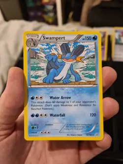 Pokemon TCG Swampert Primal Clash 35/160 Regular Rare LP. - Image 1