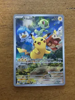 Pikachu - 027 (Pokemon Center Exclusive) 027 Sv: Scarlet & Violet Promo Cards NM - Image 1