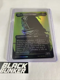 MTG Shirei, Shizo's Caretaker (Foil Borderless) English Commander Masters NM - Image 1