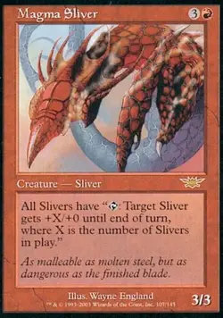 Magma Sliver ~ Legions [ Excellent ] [ Magic MTG ] - Image 1